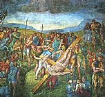 Michelangelo Buonarroti Famous Paintings - Matyrdom of Saint Peter